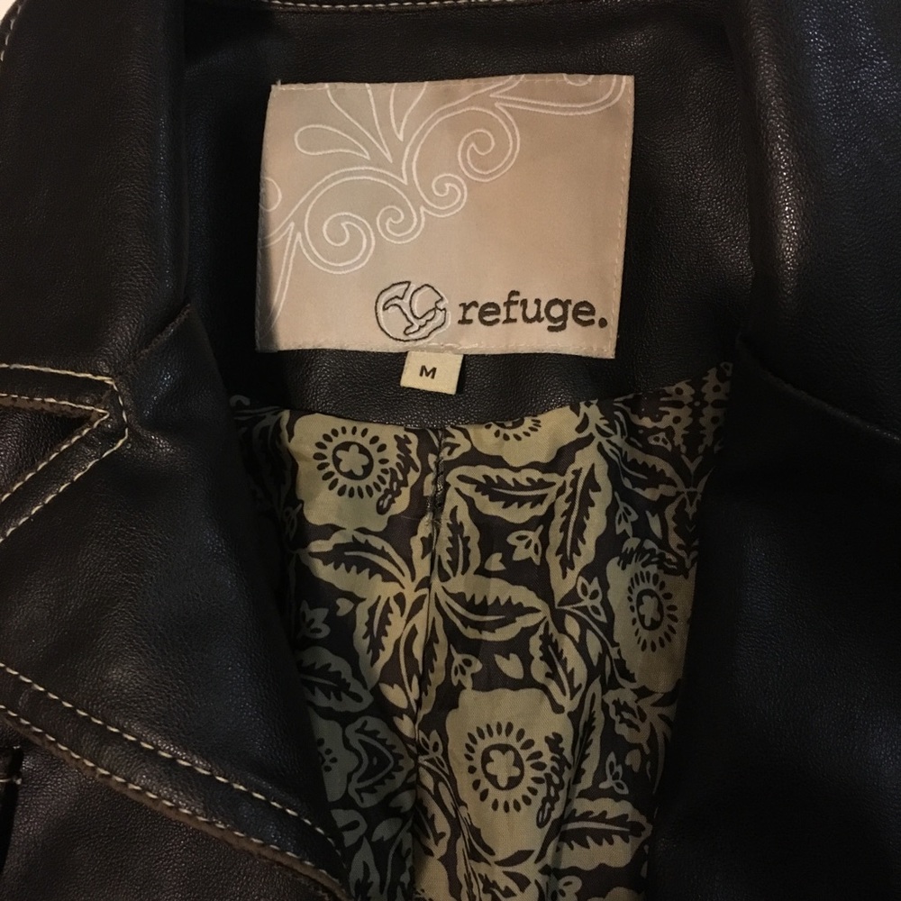 Refuge Faux Leather Jacket - Picture 4 of 5